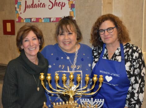 Women of WHC Judaica Shop at shabbat hanukkah 2023