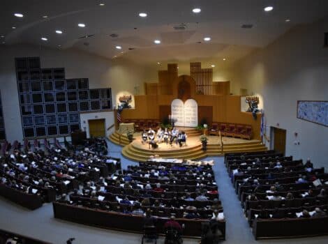 Sanctuary from the balcony